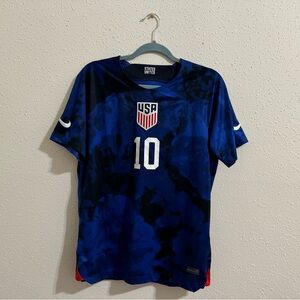 USMNT Christian Pulisic Captain America Stadium Away Jersey Nike Dri-Fit #10